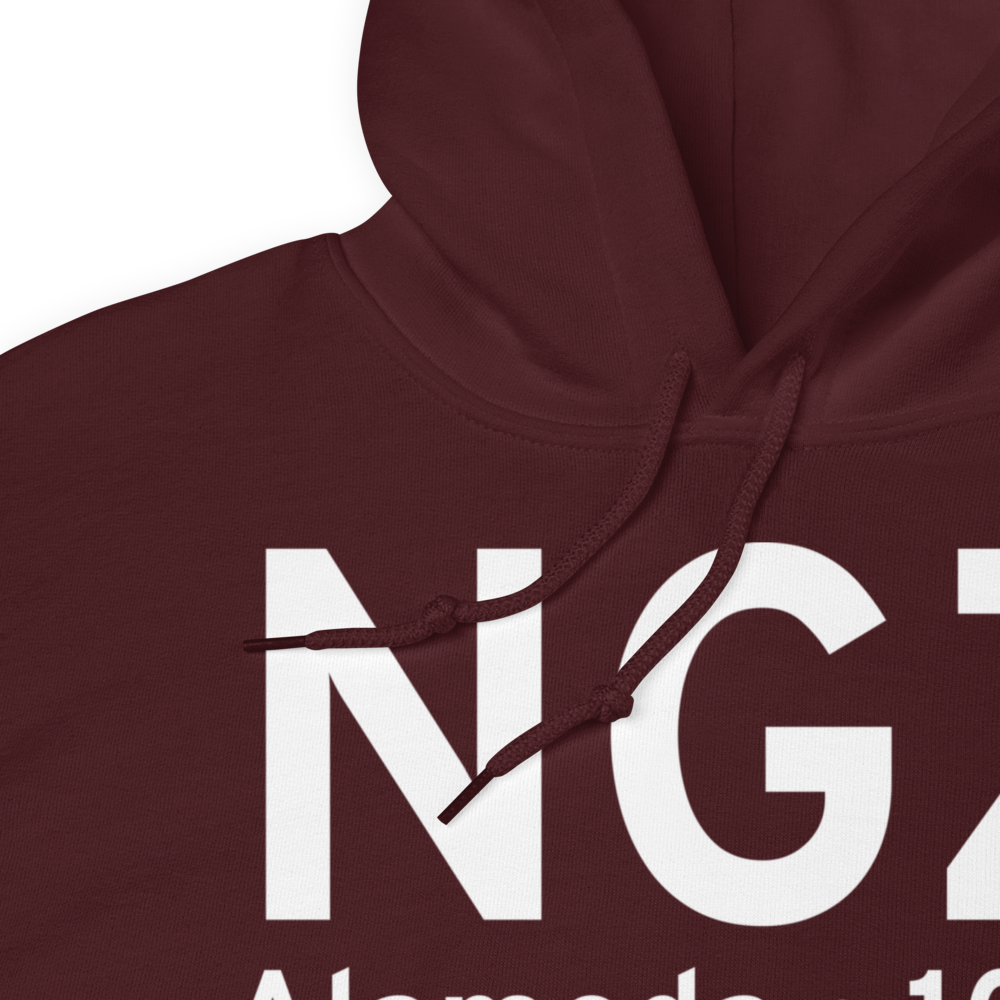 Alameda (KNGZ) Airport Hoodie Sweatshirt 