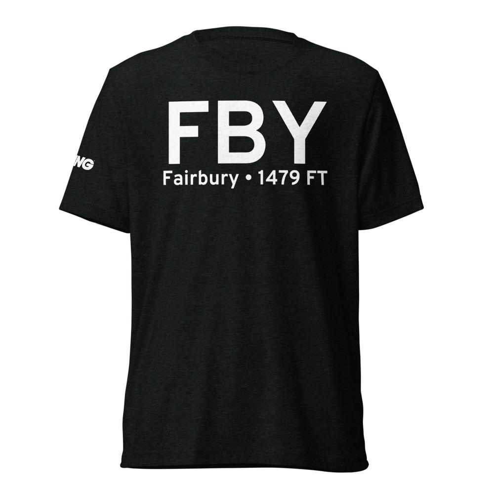 Fairbury (KFBY) Airport Tri-blend T-Shirt 
