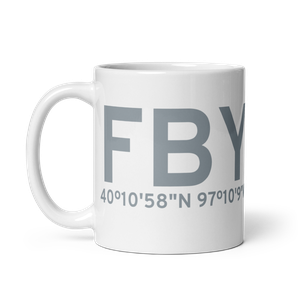 Fairbury (KFBY) Airport Mug