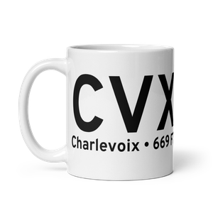 Charlevoix (KCVX) Airport Mug