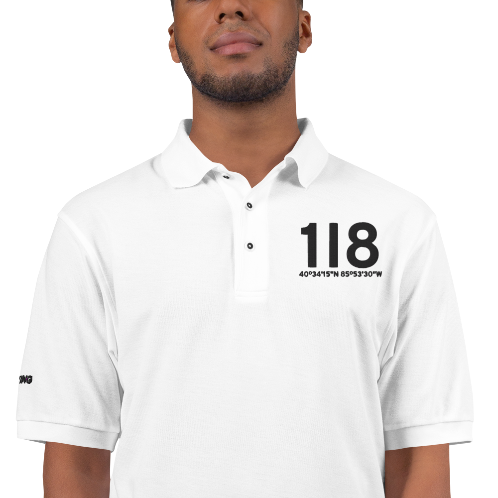 Converse (1I8) Airport Port Authority Embroidered Polo Shirt 