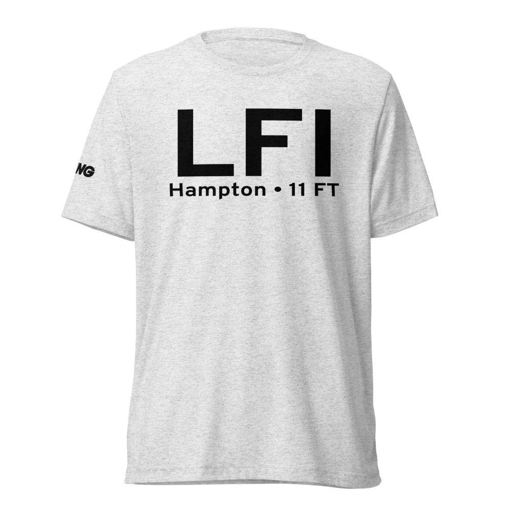 Hampton (KLFI) Airport Tri-blend T-Shirt 