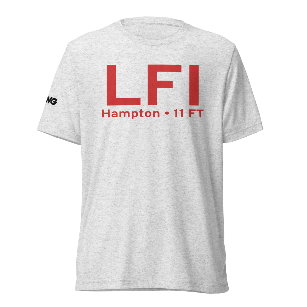 Hampton (KLFI) Airport Tri-blend T-Shirt 
