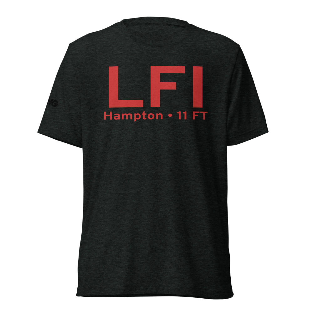 Hampton (KLFI) Airport Tri-blend T-Shirt 
