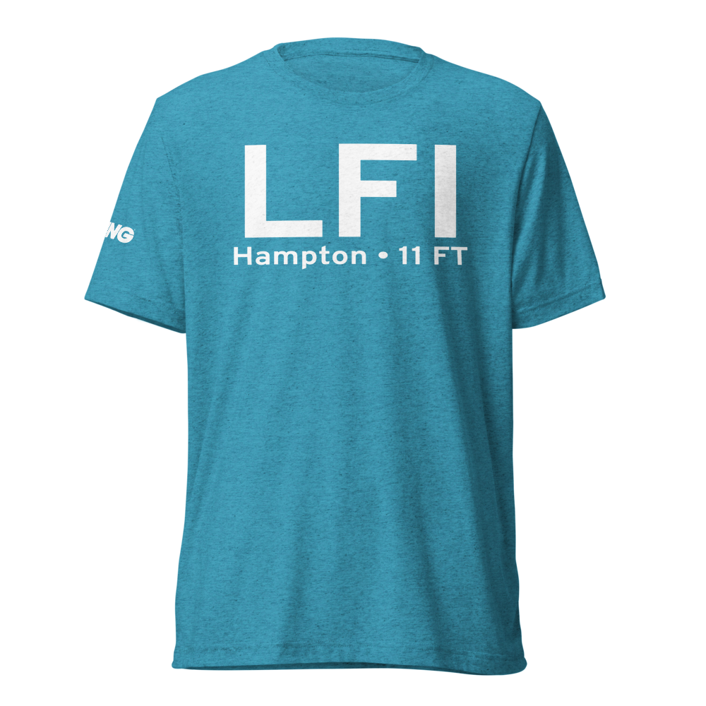 Hampton (KLFI) Airport Tri-blend T-Shirt 