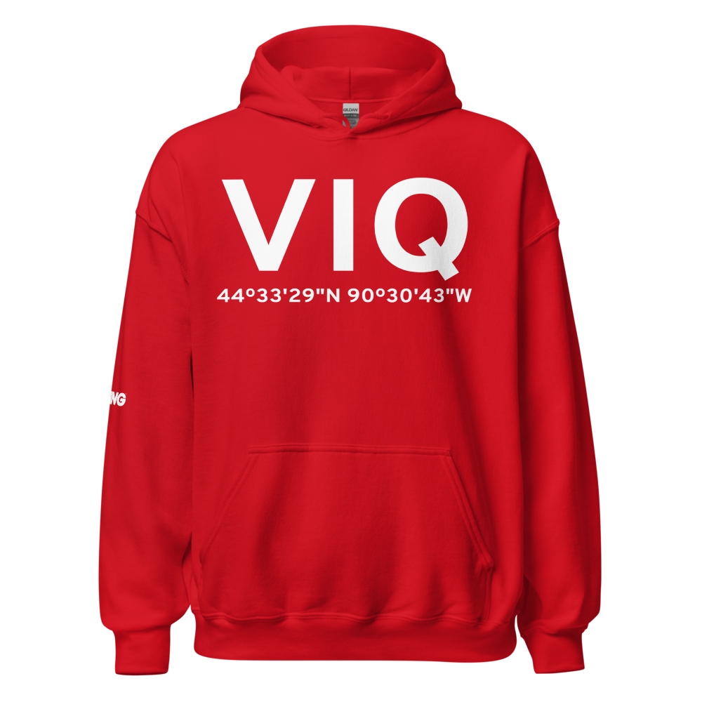 Neillsville (KVIQ) Airport Hoodie Sweatshirt 