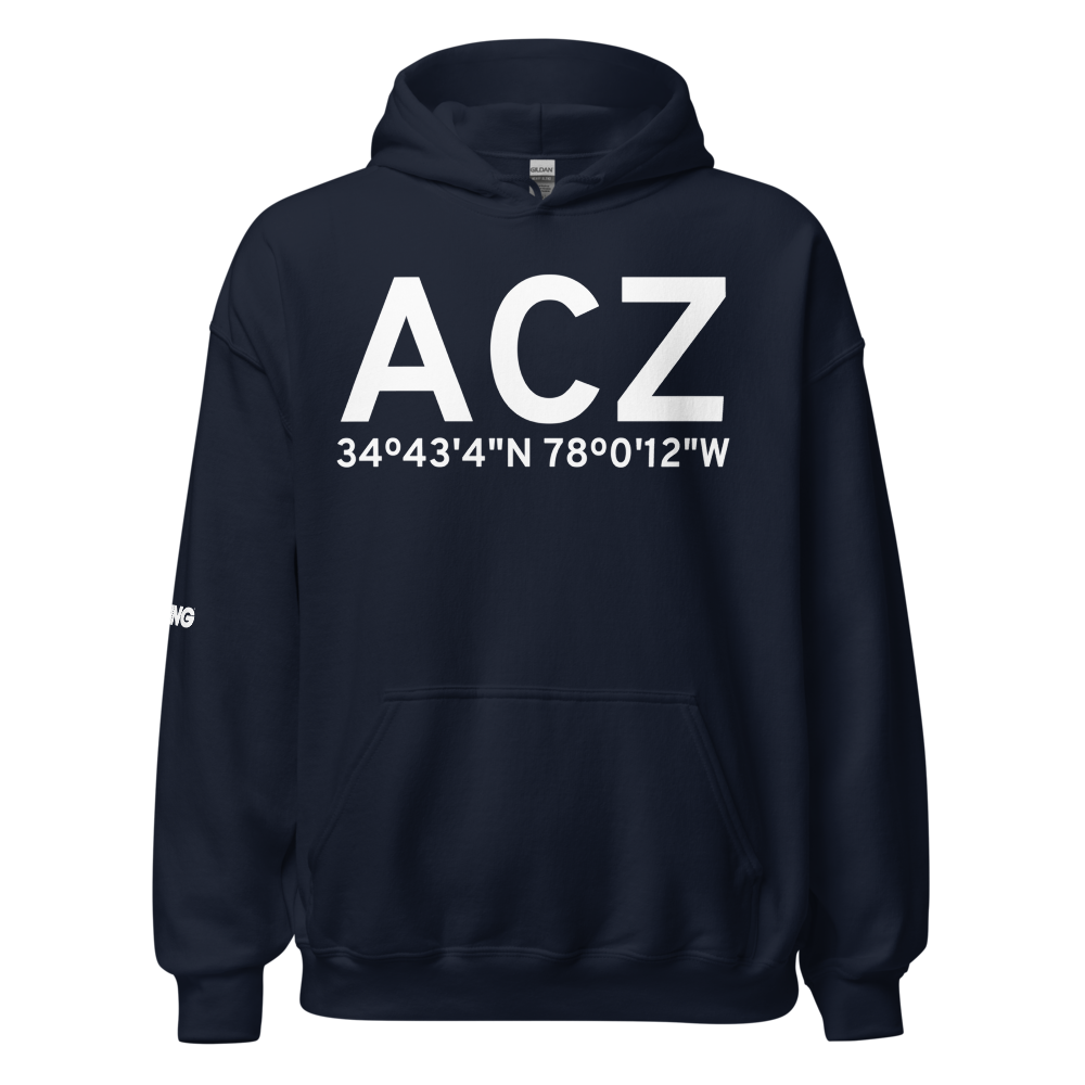 Wallace (KACZ) Airport Hoodie Sweatshirt 