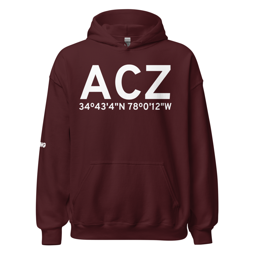 Wallace (KACZ) Airport Hoodie Sweatshirt 