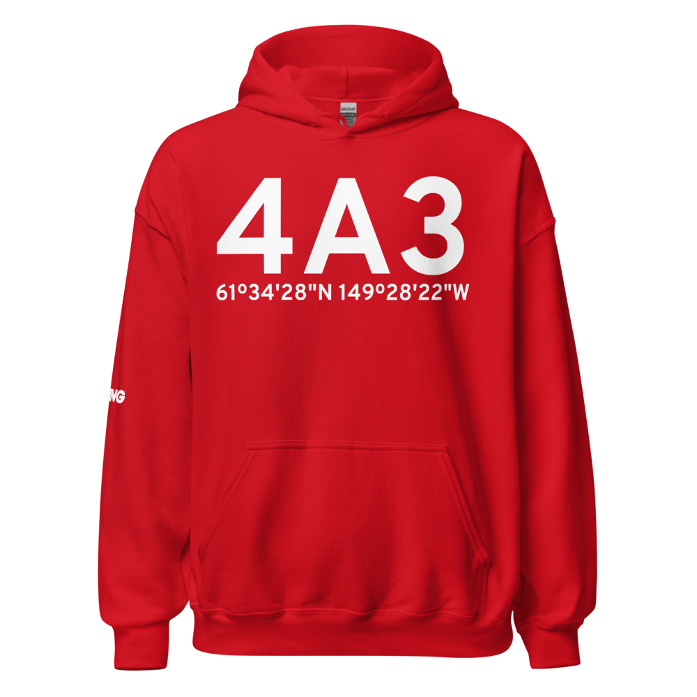 Wasilla (4A3) Airport Hoodie Sweatshirt 