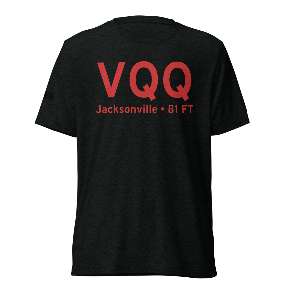 Jacksonville (KVQQ) Airport Tri-blend T-Shirt 