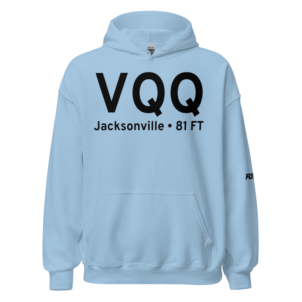 Jacksonville (KVQQ) Airport Hoodie Sweatshirt 