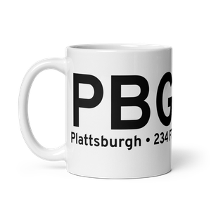 Plattsburgh (KPBG) Airport Mug