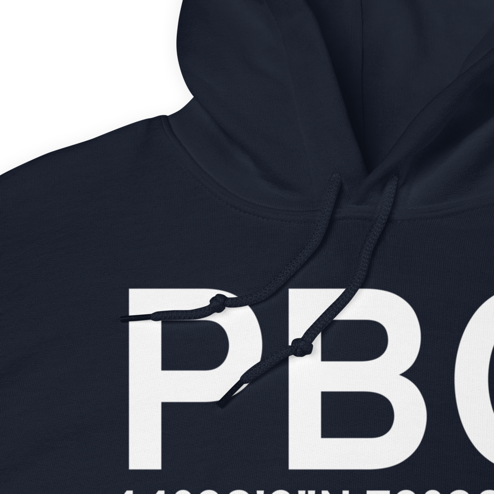 Plattsburgh (KPBG) Airport Hoodie Sweatshirt 