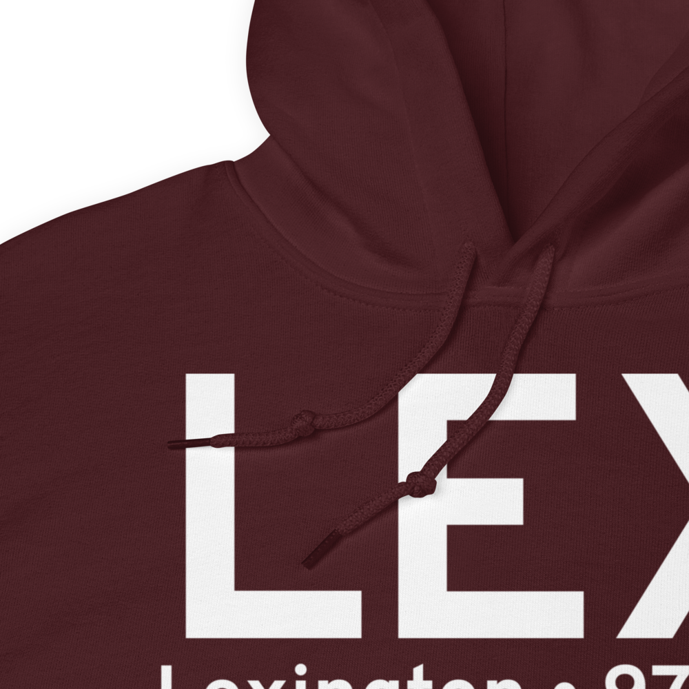 Lexington (KLEX) Airport Hoodie Sweatshirt 