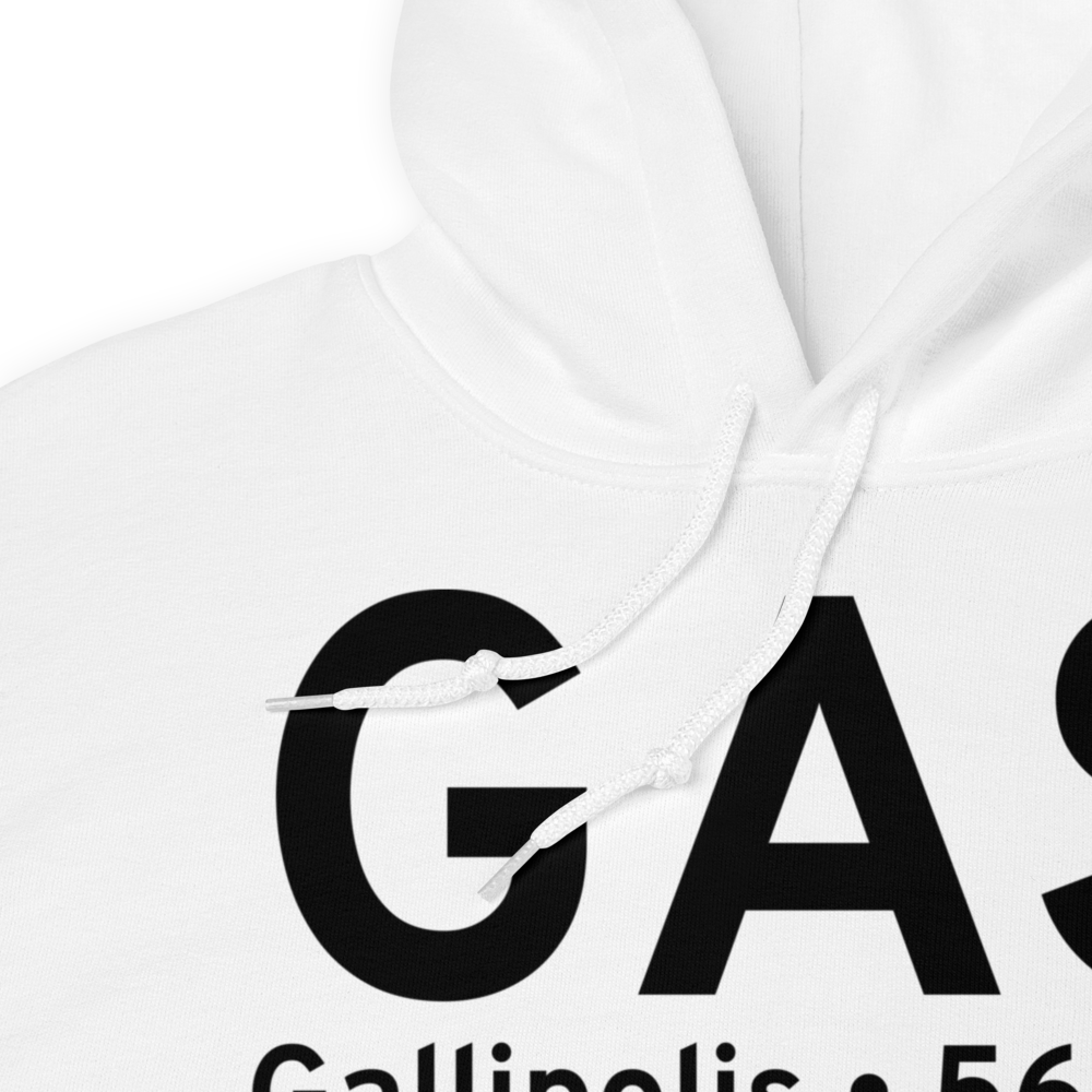 Gallipolis (KGAS) Airport Hoodie Sweatshirt 
