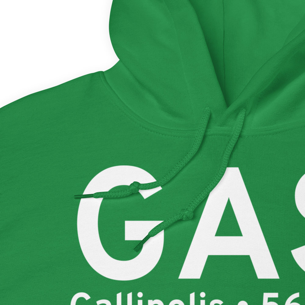 Gallipolis (KGAS) Airport Hoodie Sweatshirt 