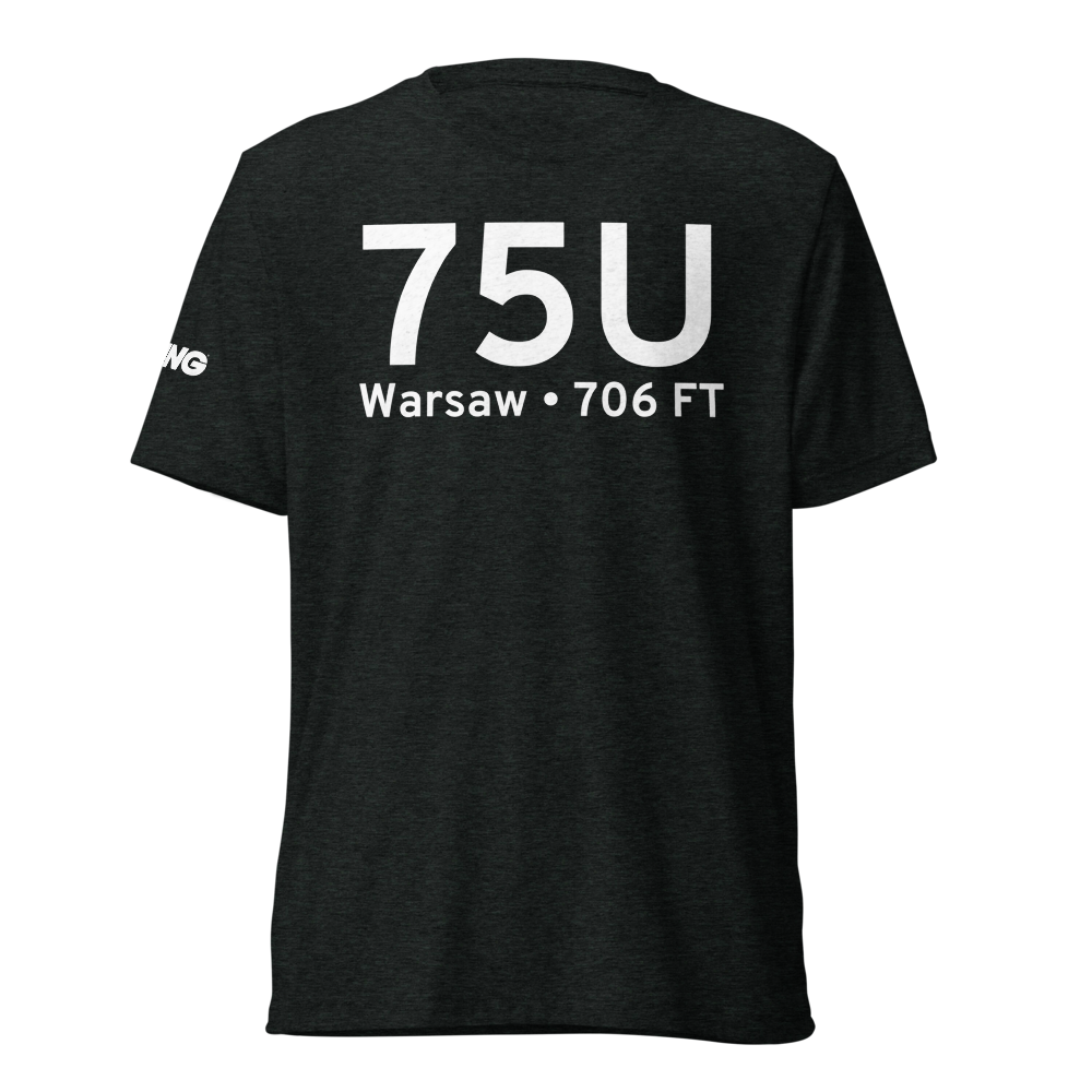 Warsaw (75U) Airport Tri-blend T-Shirt 
