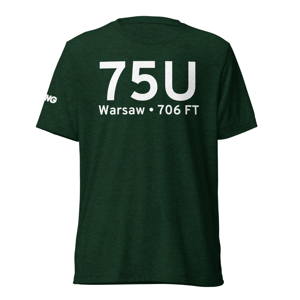 Warsaw (75U) Airport Tri-blend T-Shirt 