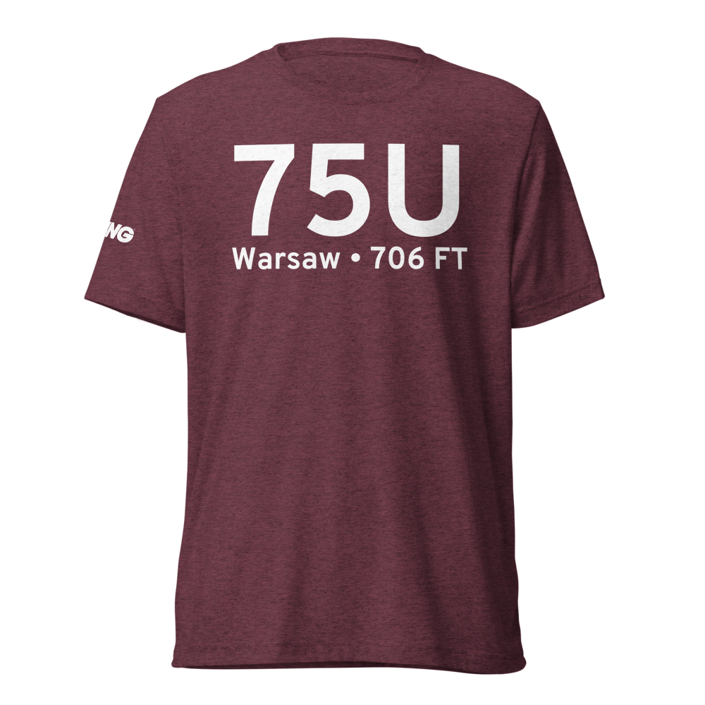 Warsaw (75U) Airport Tri-blend T-Shirt 