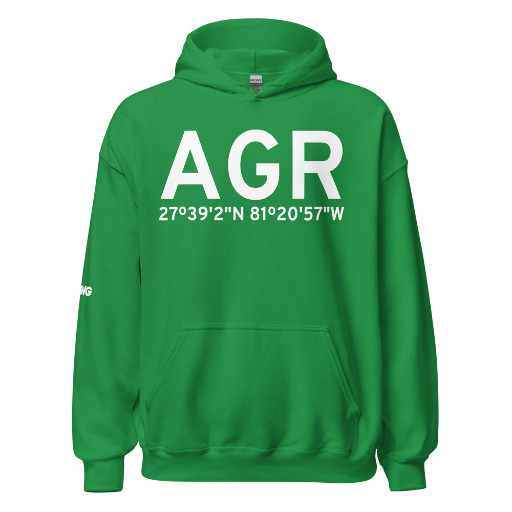 Avon Park (KAGR) Airport Hoodie Sweatshirt 