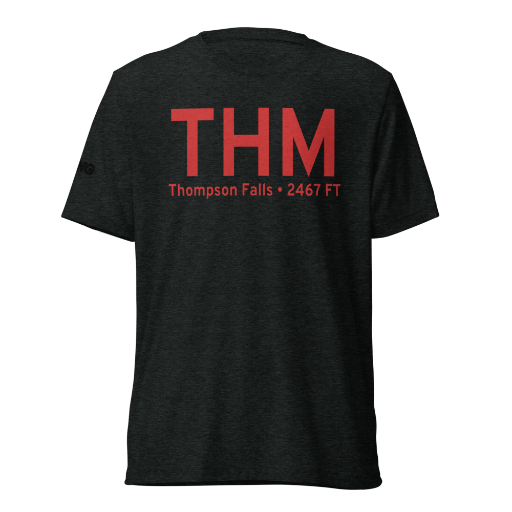 Thompson Falls (KTHM) Airport Tri-blend T-Shirt 