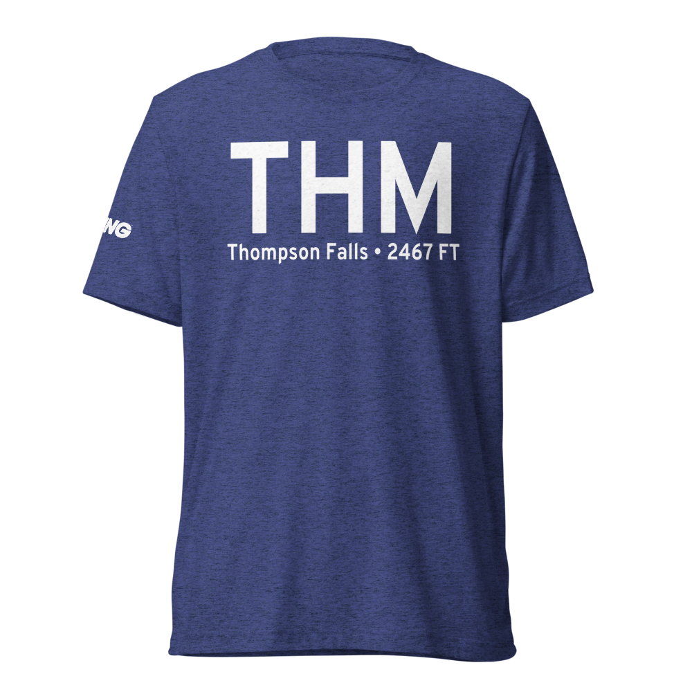 Thompson Falls (KTHM) Airport Tri-blend T-Shirt 