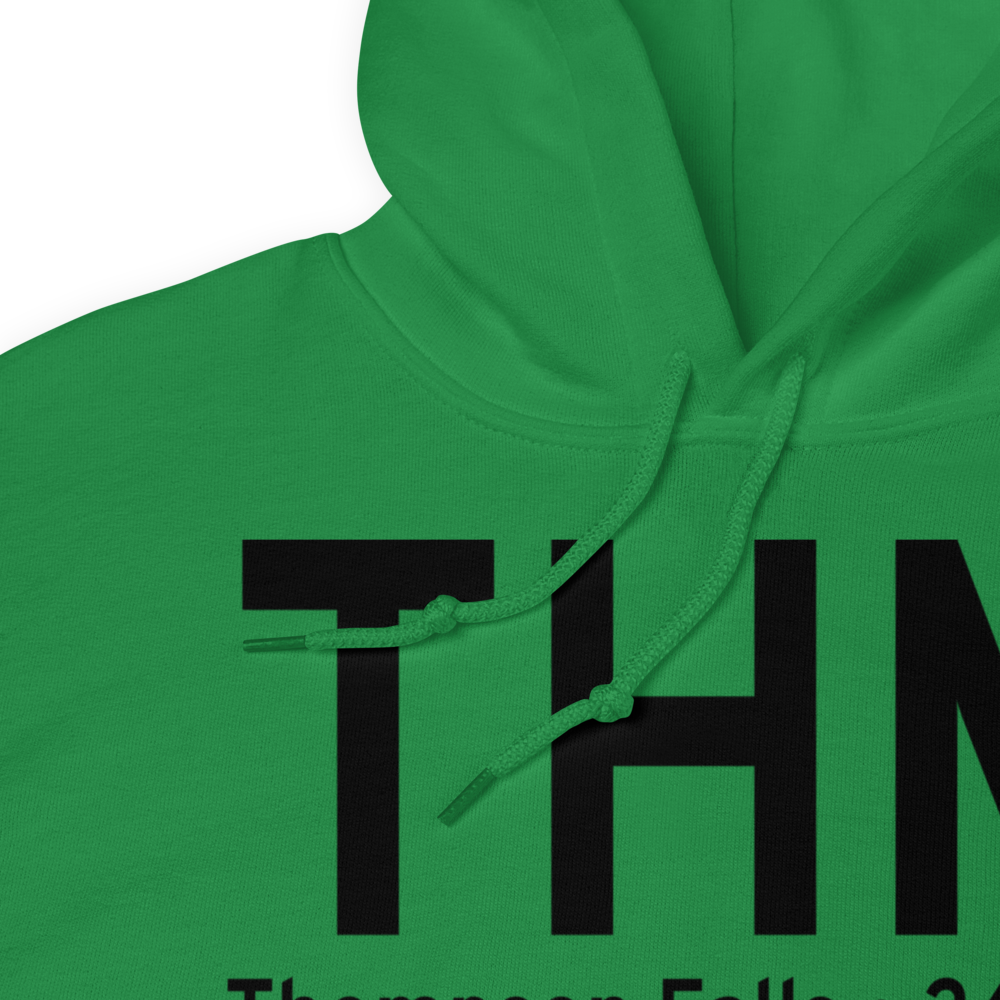 Thompson Falls (KTHM) Airport Hoodie Sweatshirt 