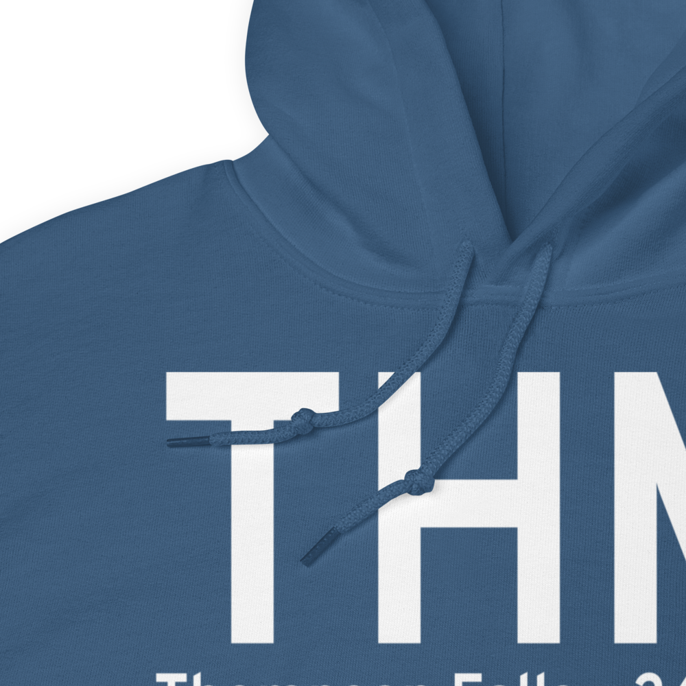 Thompson Falls (KTHM) Airport Hoodie Sweatshirt 