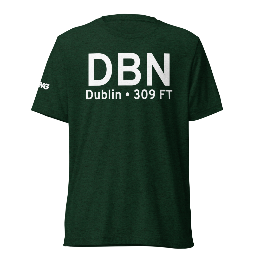 Dublin (KDBN) Airport Tri-blend T-Shirt 