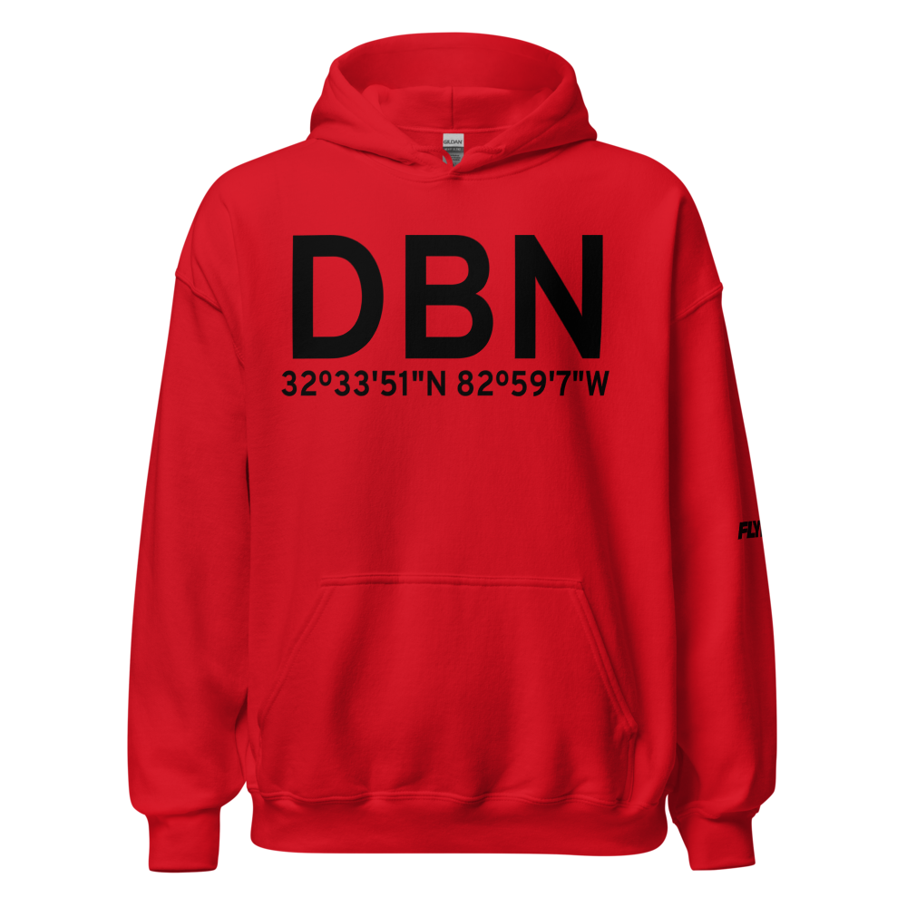 Dublin (KDBN) Airport Hoodie Sweatshirt 