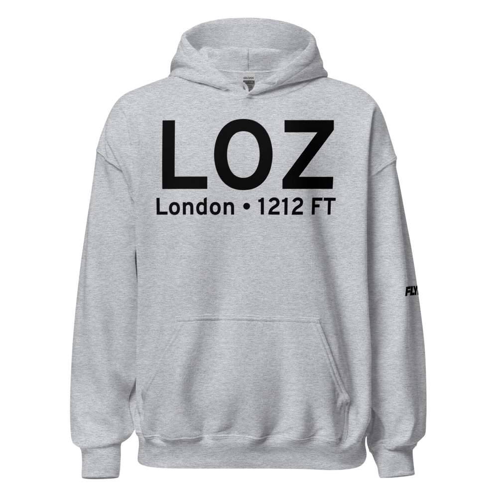 London (KLOZ) Airport Hoodie Sweatshirt 