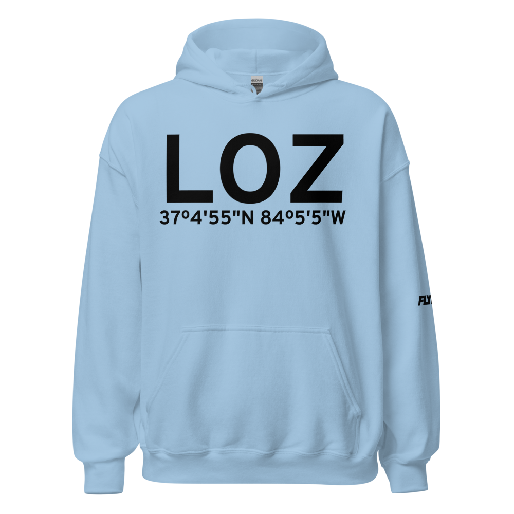 London (KLOZ) Airport Hoodie Sweatshirt 