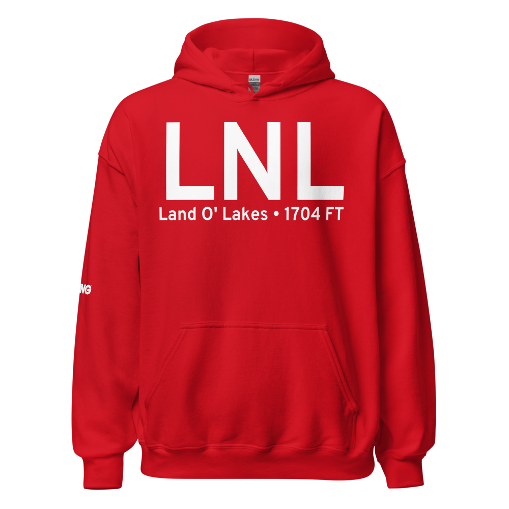 Land O' Lakes (KLNL) Airport Hoodie Sweatshirt 