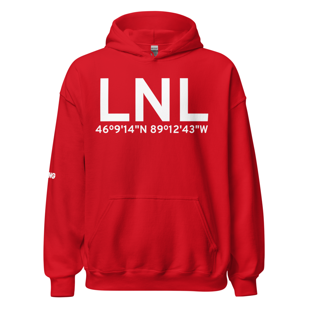 Land O' Lakes (KLNL) Airport Hoodie Sweatshirt 