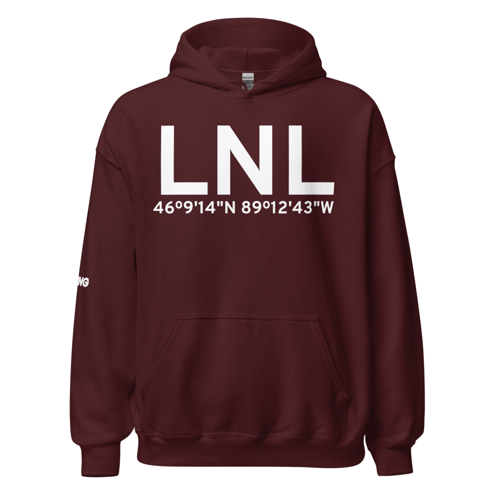 Land O' Lakes (KLNL) Airport Hoodie Sweatshirt 