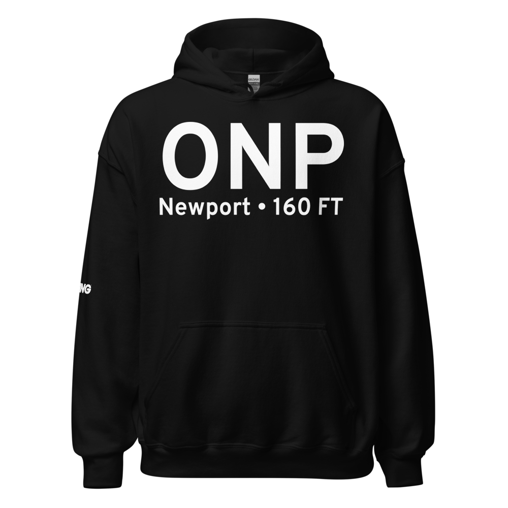 Newport (KONP) Airport Hoodie Sweatshirt 