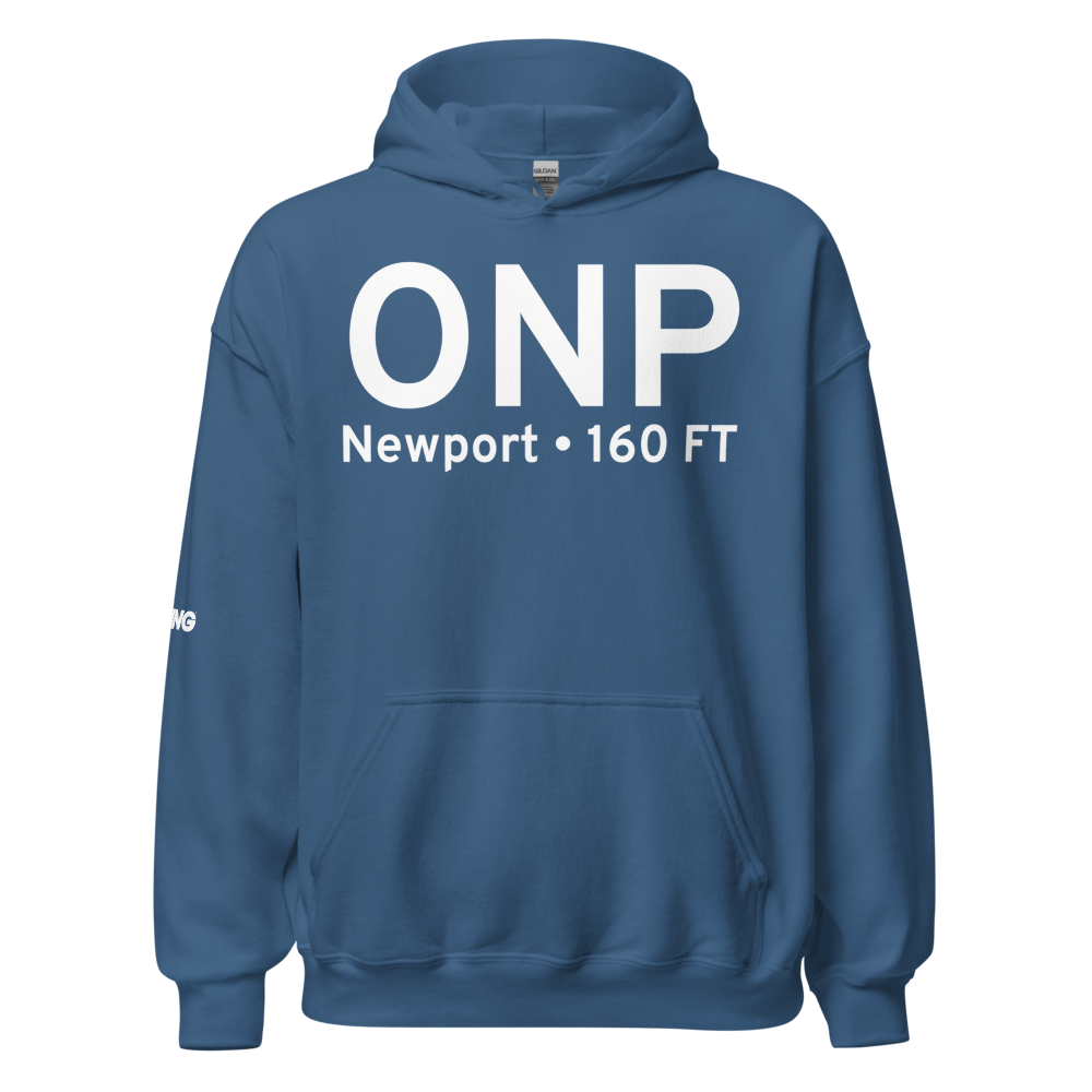 Newport (KONP) Airport Hoodie Sweatshirt 