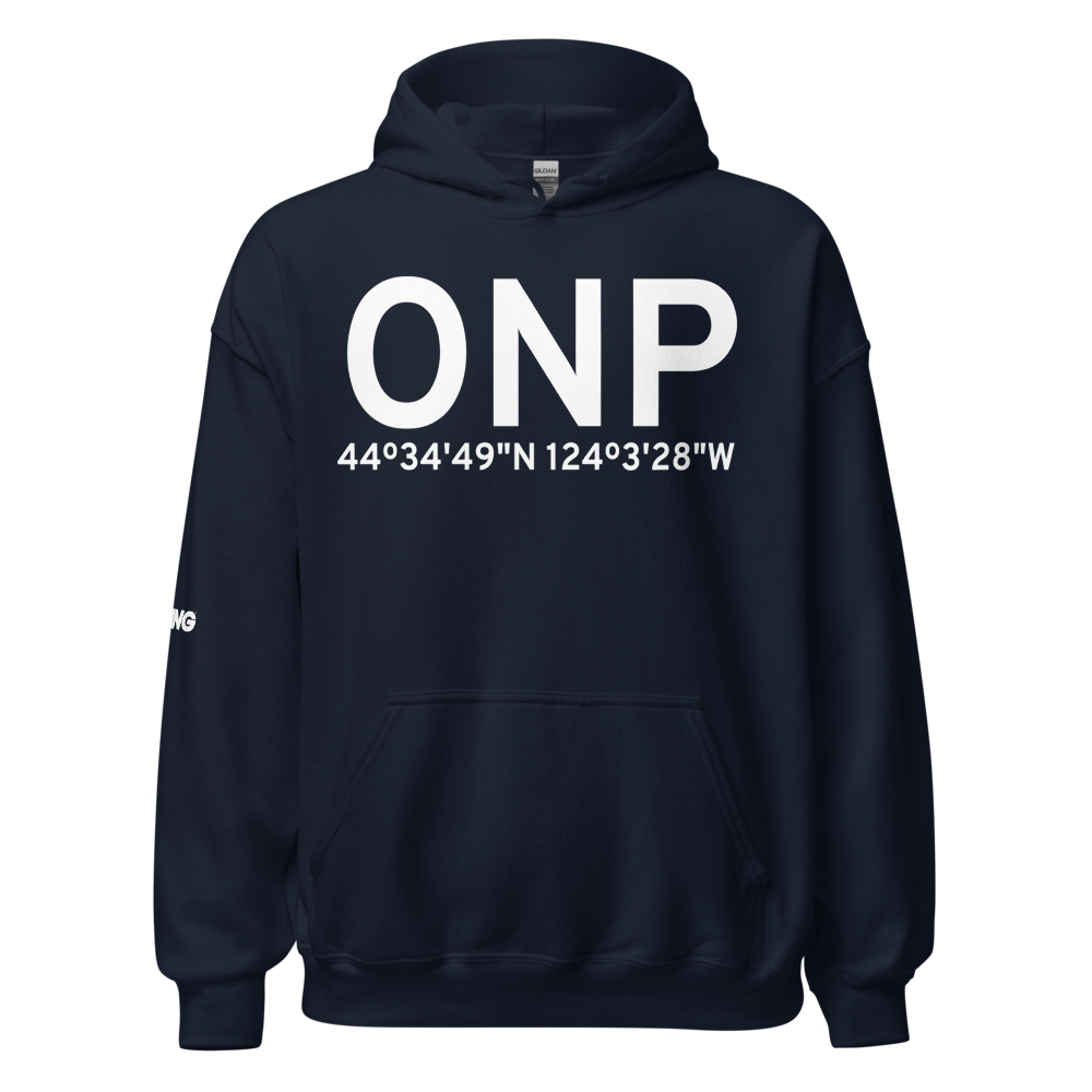 Newport (KONP) Airport Hoodie Sweatshirt 