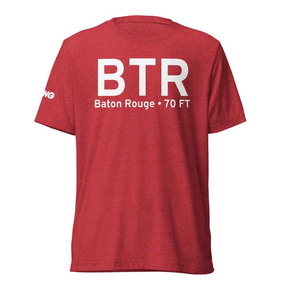 Baton Rouge (KBTR) Airport Tri-blend T-Shirt 
