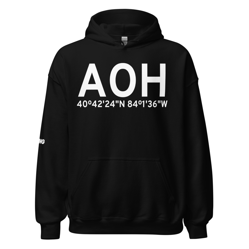 Lima (KAOH) Airport Hoodie Sweatshirt 