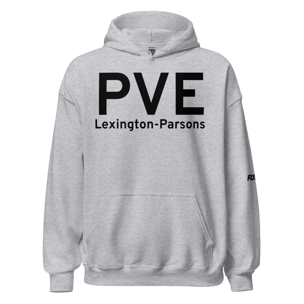 Lexington-Parsons (KPVE) Airport Hoodie Sweatshirt 