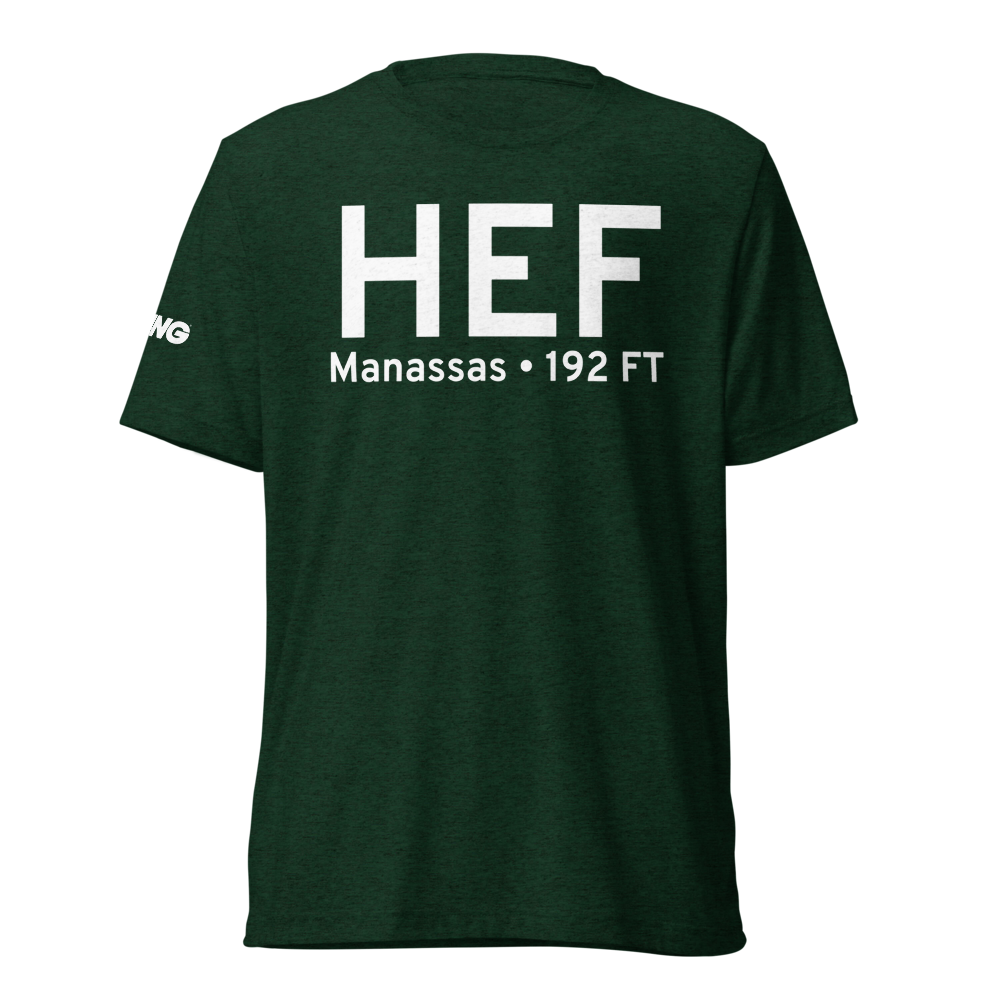 Manassas (KHEF) Airport Tri-blend T-Shirt 