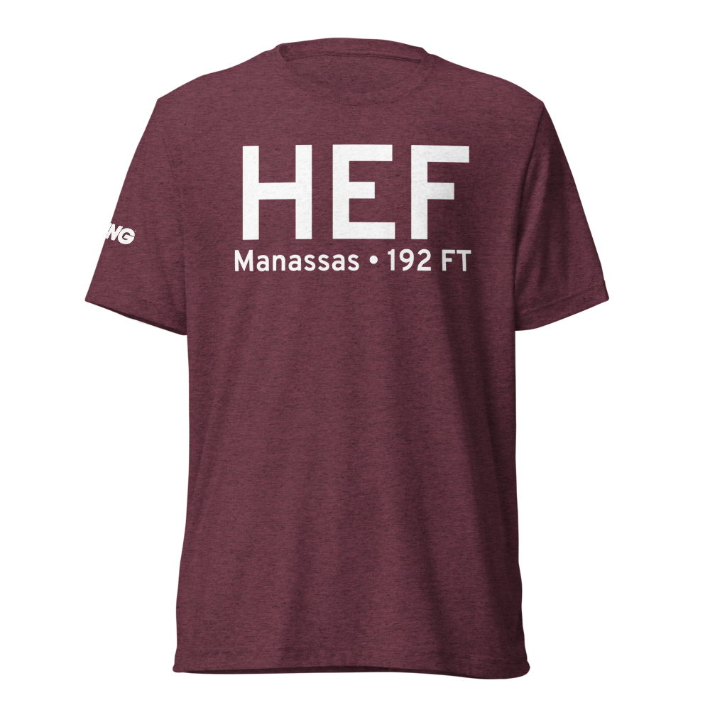 Manassas (KHEF) Airport Tri-blend T-Shirt 