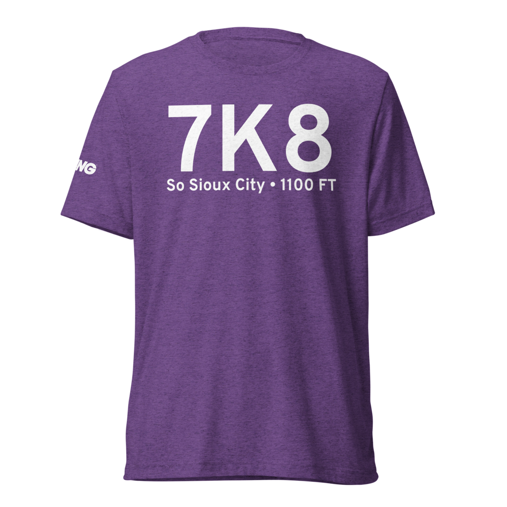 So Sioux City (K7K8) Airport Tri-blend T-Shirt 