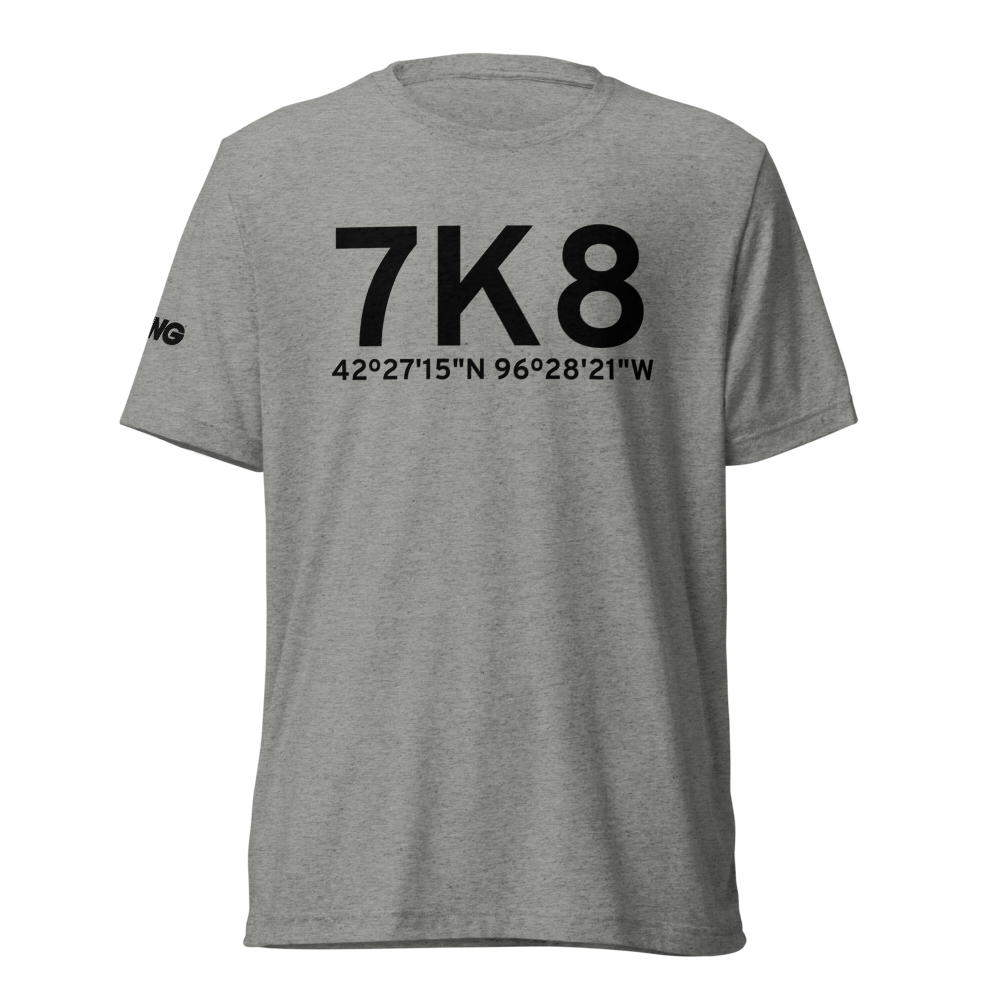 So Sioux City (K7K8) Airport Tri-blend T-Shirt 