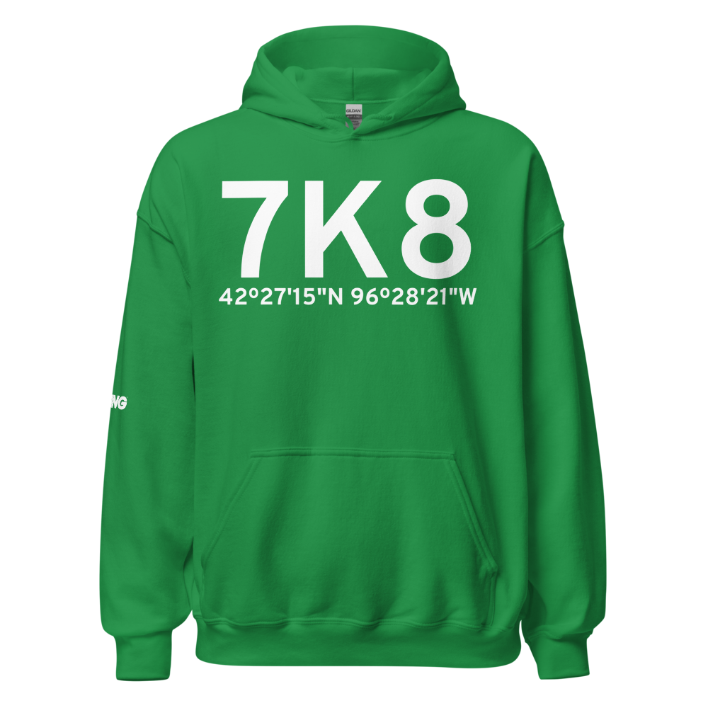 So Sioux City (K7K8) Airport Hoodie Sweatshirt 