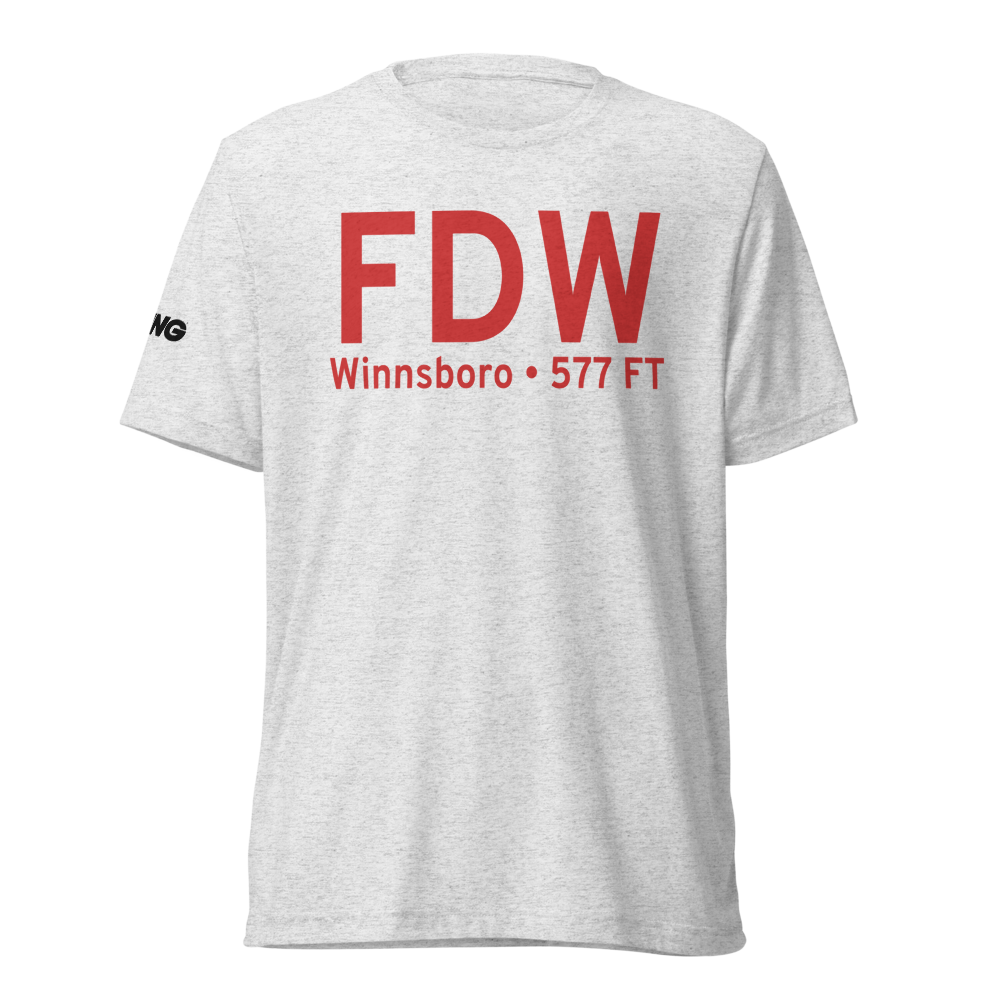 Winnsboro (KFDW) Airport Tri-blend T-Shirt 