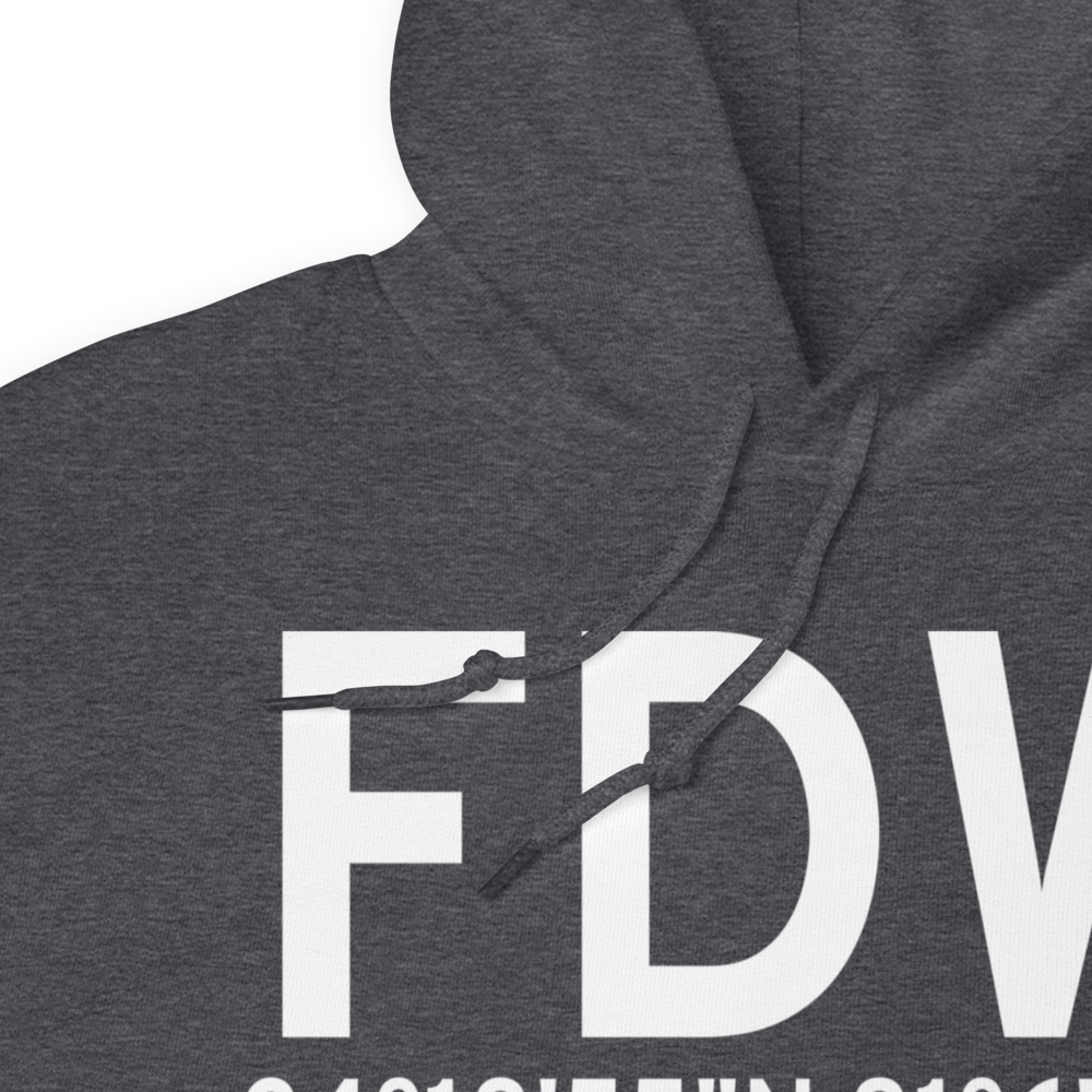 Winnsboro (KFDW) Airport Hoodie Sweatshirt 