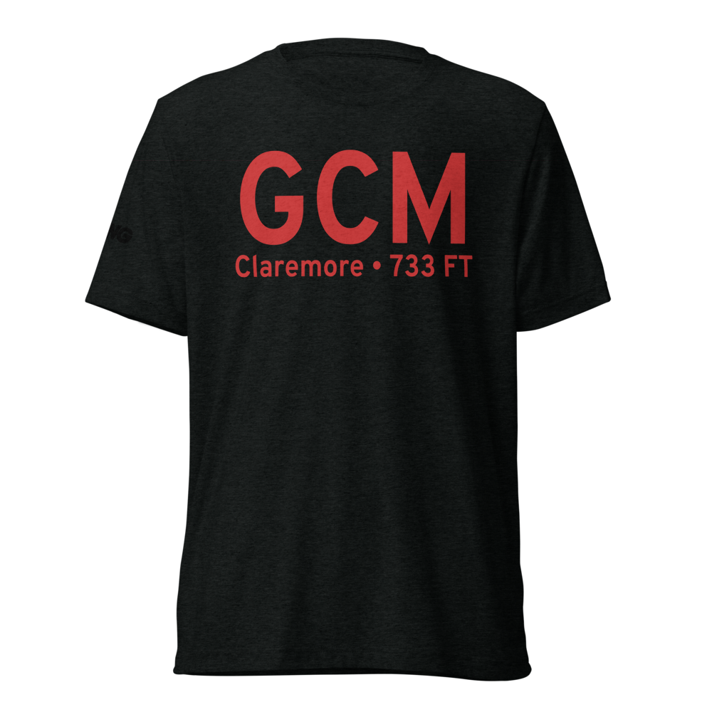Claremore (KGCM) Airport Tri-blend T-Shirt 