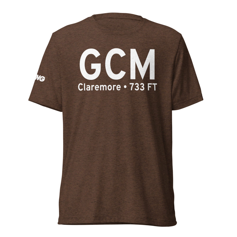 Claremore (KGCM) Airport Tri-blend T-Shirt 